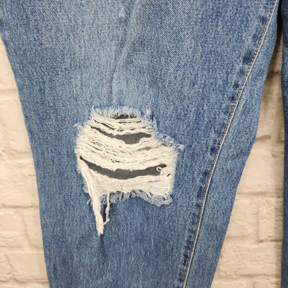 Sam Edelman Women's Blue Yaro High Rise 90's Pinched Waist Jeans Size 31 - Picture 4 of 15